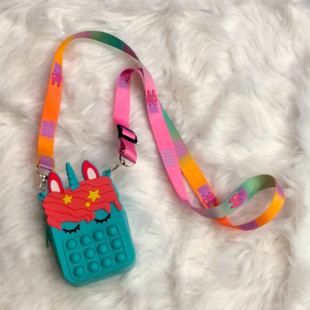 Cute poppet unicorn purse